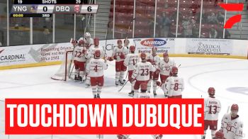 Dubuque Fighting Saints Score Six En Route To USHL Playoffs Shutout Victory | Round Two