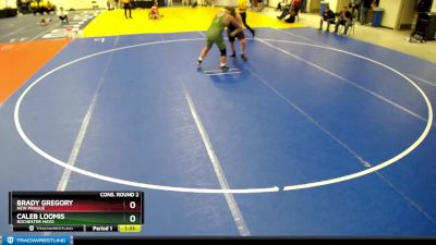 285 lbs Cons. Round 2 - Brady Gregory, New Prague vs Caleb Loomis, Rochester Mayo