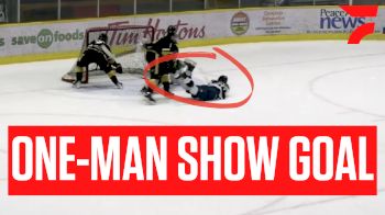 One-Man Show Goal From Aaron Schwartz In The BCHL Playoffs