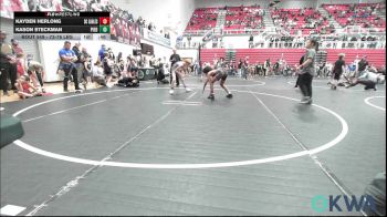 73-76 lbs Rr Rnd 3 - Kayden Herlong, Del City Little League Wrestling vs Kason Steckman, Piedmont