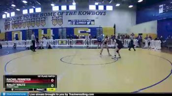 130 lbs 1st Place Match - Rachel Ferreter, Freedom (Orlando) vs Bailey Waltz, Timber Creek