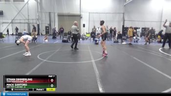 96 lbs Finals (2 Team) - Ethan Dimmerling, Team Germantown vs Mack Santoro, Grit Mat Club Red