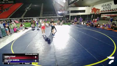 120 lbs Placement Matches (16 Team) - Sarai O`Day, Utah vs Maliyah Garcia, Idaho