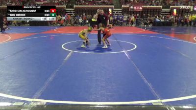 57 lbs Champ. Round 1 - Kristian Alvarado, Kalispell Wrestling Club vs Koy Gierke, Miles City Wrestling Club