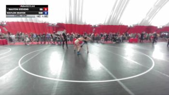 132 lbs Cons. Semi - Maxton Stevens, Sarbacker Wrestling Academy vs Waylon Deaton, Victory School Of Wrestling