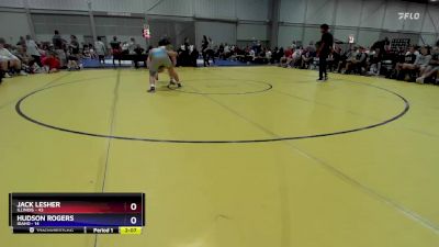 190 lbs Semis & 3rd Wb (16 Team) - Jack Lesher, Illinois vs Hudson Rogers, Idaho