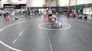 126 lbs Quarterfinal - Cameron Fisher, Ravenna vs Cooper Torpy, Golden Eagle Wrestling Club