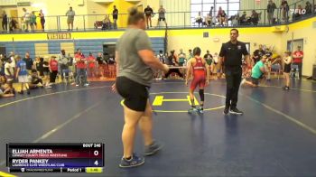 84 lbs Round 3 - Elijah Armenta, Cowley County Freco Wrestling vs Sawyer Roelofsen, Central Kansas Young Lions Wrestling Club