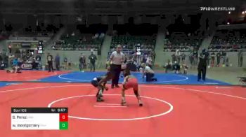 75 lbs Consolation - Gianni Perez, Hurricane Wrestling Academy vs Wale Montgomery, Pin-King All Stars