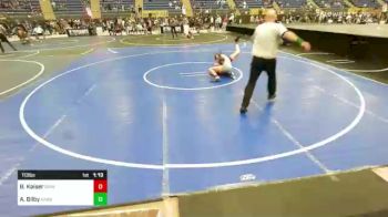 113 lbs Round Of 16 - Brayden Kaiser, Grindhouse WC vs Adam Bilby, Kansas Good Guys