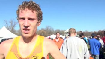 Chris Stogsdill of Iona after disappointing team finish at 2012 NCAA XC Champs