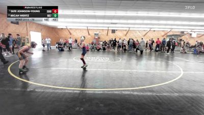 70 lbs 3rd Place - Tate Johnson-young, Sunbury vs Micah Wertz, Milton