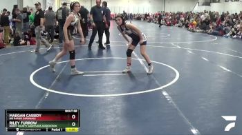 92 lbs Quarterfinal - Maegan Cassidy, Big Rapids Cardinals vs Riley Furrow, Barry County Grapplers Association