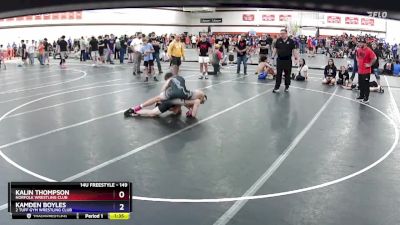 149 lbs Round 5 - Kamden Boyles, 2 Tuff Gym Wrestling Club vs Kalin Thompson, Norfolk Wrestling Club