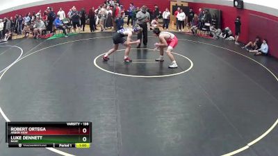 138 lbs Cons. Round 3 - Robert Ortega, Arbor View vs Luke Dennett, Basic