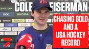 Cole Eiserman Eye's Gold Medal While Chasing Cole Caufield's Record