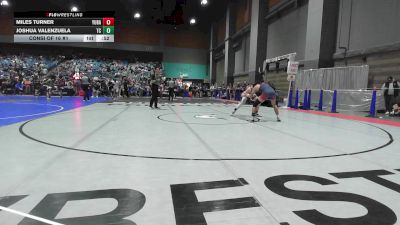 152 lbs Consi Of 16 #1 - Miles Turner, Yuba - Sutter RTC vs Joshua Valenzuela, Team Coalinga