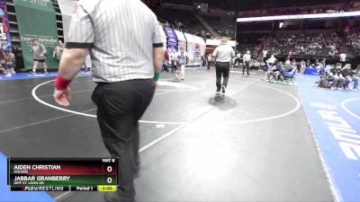 285 Class 1 lbs Quarterfinal - Aiden Christian, Holden vs Jabbar Granberry, KIPP St. Louis Sr.