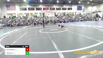 70 lbs Quarterfinal - Gage Armstead, LWA 12U vs Liam Batres, Dethrone