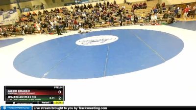 174 lbs Prelim - Jacob Kraker, Wheaton College (Illinois) vs Jonathan Pullen, Concordia University Wisconsin