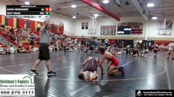 High School - 140 lbs Semifinals (8 Team) - Matt Velez, Phillipsburg vs Nahki Hernandez, Mount Olive