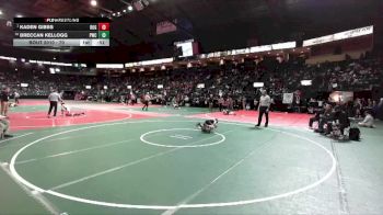 70 lbs Cons. Semi - Breccan Kellogg, PWCA vs Kaden Gibbs, ROGA