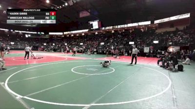 70 lbs Cons. Semi - Breccan Kellogg, PWCA vs Kaden Gibbs, ROGA