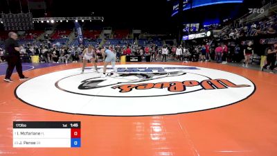 170 lbs Rnd Of 16 - Isabella Mcfarlane, FL vs Jadyn Pense, OR