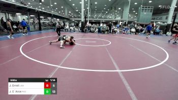 128 lbs Rr Rnd 5 - Jackson Orrell, LAW vs Justin D`Arce, Prime Wrestling Club Black