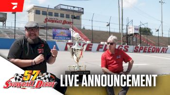 Snowball Derby Live On FloRacing Announcement