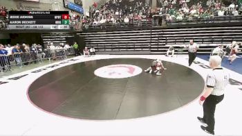 5A 113 lbs 5th Place Match - Jesse Judkins, Maple Mountain vs Aaron Beckett, Northridge