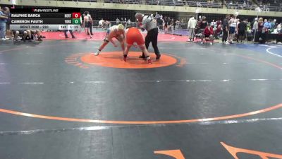 220 lbs Quarterfinal - Ralphie Barca, North Haledon vs Cameron Fauth, York