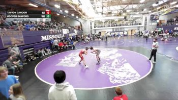 144 lbs Cons. Round 2 - Tayvon Cahoon, Missoula Hellgate vs Kooper Sanford, Williston