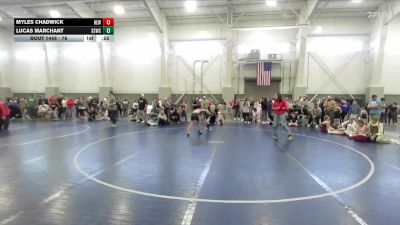 76 lbs Cons. Round 2 - Myles Chadwick, Hook Em W.C vs Lucas Marchant, South Summit Wrestling Club