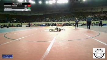80 lbs Final - McKenzie Huling, Central Middle School vs Tory Rice, Prodigy Elite Wrestling