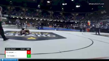 126 lbs Champ. Round 1 - Rylan Kradle, Glenbard North vs Noah Harper, Edwardsville