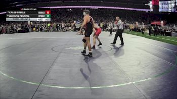 D2-165 lbs Cons. Round 2 - Hudson Crystal, Cedar Springs HS vs Caleb Steele, Brother Rice HS