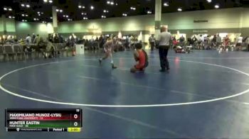 182 lbs Round 1 (10 Team) - Maximiliano Munoz-Lysius, Wrestling University vs Hunter Eastin, MXW Gold