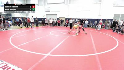 C-160 lbs Consi Of 16 #1 - Corbin Bissett, OH vs Kai Johnson, WV