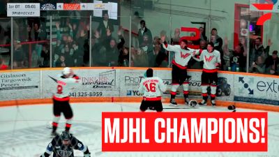 Winkler Flyers Celebrate First MJHL Title In 26 Years After Stunning OT Winner