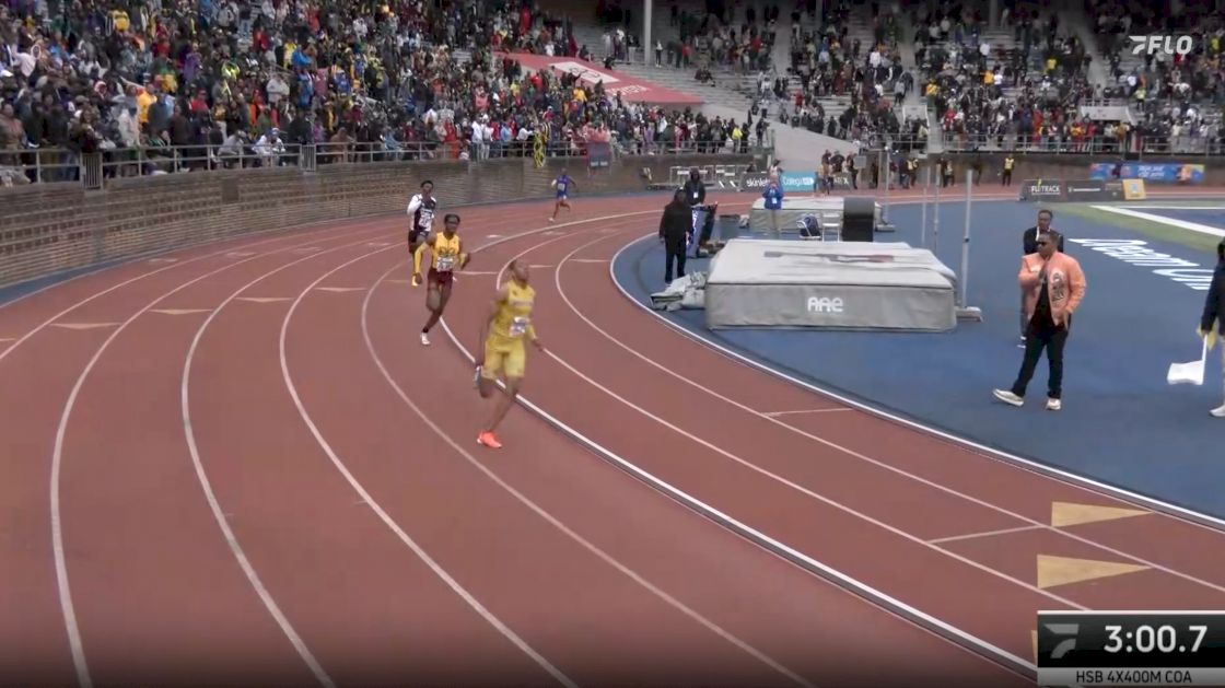 Quincy Wilson Surges Back Into Third Place In HS 4x400m COA