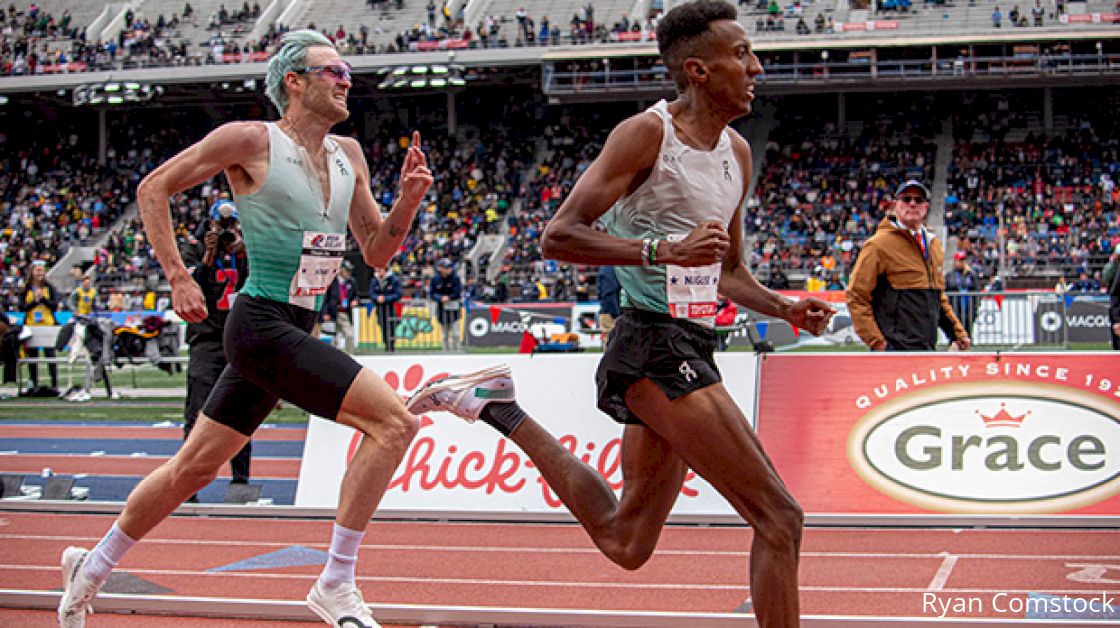 Yared Nuguse, Oliver Hoare Tag 1-2 Finish At Penn Relays