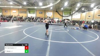 126 lbs Round Of 16 - Matthew Carrozza, Brookfield vs Tyler Knox, Saint John's Prep