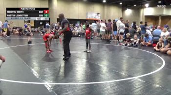 55 lbs Round 4 (6 Team) - Mckyel Smith, NC National Team Gold vs Austin Ledbetter, Funky Crayons