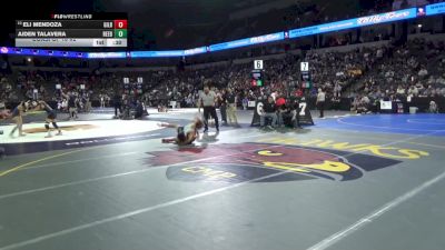 106 lbs Consi Of 16 #2 - Eli Mendoza, Gilroy (CC) vs Aiden Talavera, Reedley (CS)