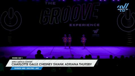 APEX Dance Center - Charlotte Galle Chesney Swank Adriana Thursby [2024 Mini - Duo/Trio - Jazz Day 1] 2024 One Up Grand Nationals