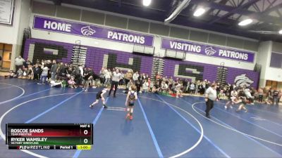 58 lbs Champ. Round 1 - Roscoe Sands, Team Prestige vs Ryker Wamsley, Victory Wrestling