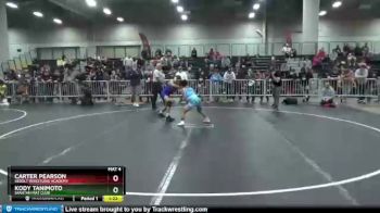 100 lbs Semifinal - Carter Pearson, Sebolt Wrestling Academy vs Kody Tanimoto, Spartan Mat Club