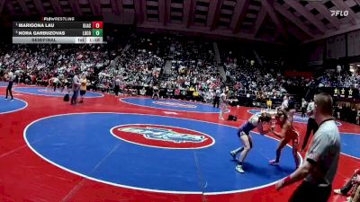 135 lbs Semifinal - Marigona Lau, Glynn Academy vs Nora Garbuzovas, Lumpkin Co.