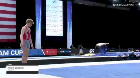 Maxim Bereznev - Floor, Region 8 - 2021 Winter Cup & Elite Team Cup